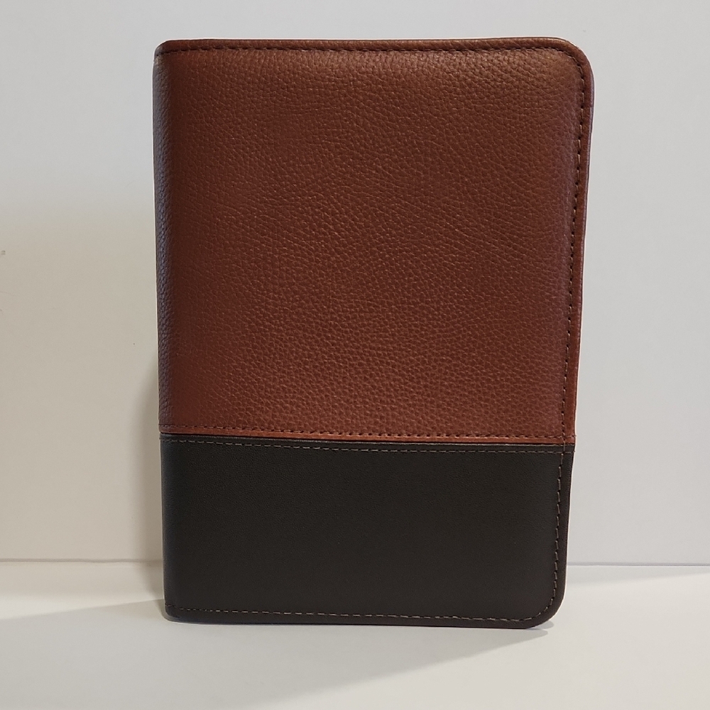 Franklin Covey Two-Tone Brown Leatherette Journal Cover